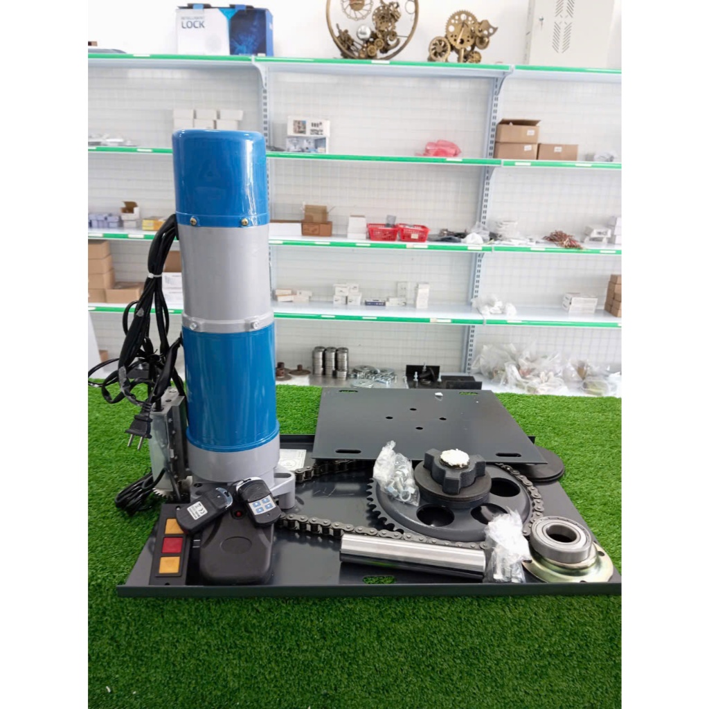 Motor cửa cuốn Nice AC600kg, lực kéo 600kg (motor + lắc + hộp nhận)