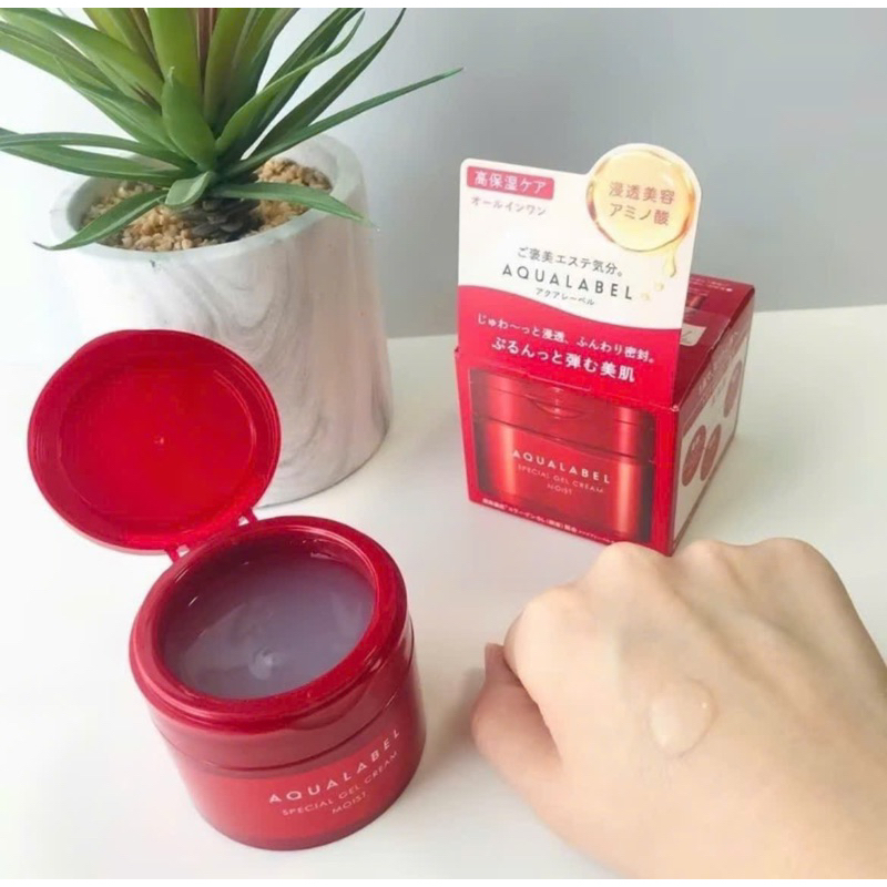 Kem Dưỡng Da 5in1 Aqualabel Special Gel Cream 90gr Nhật Bản hỗ trợ làm sáng da dưỡng ẩm sâu