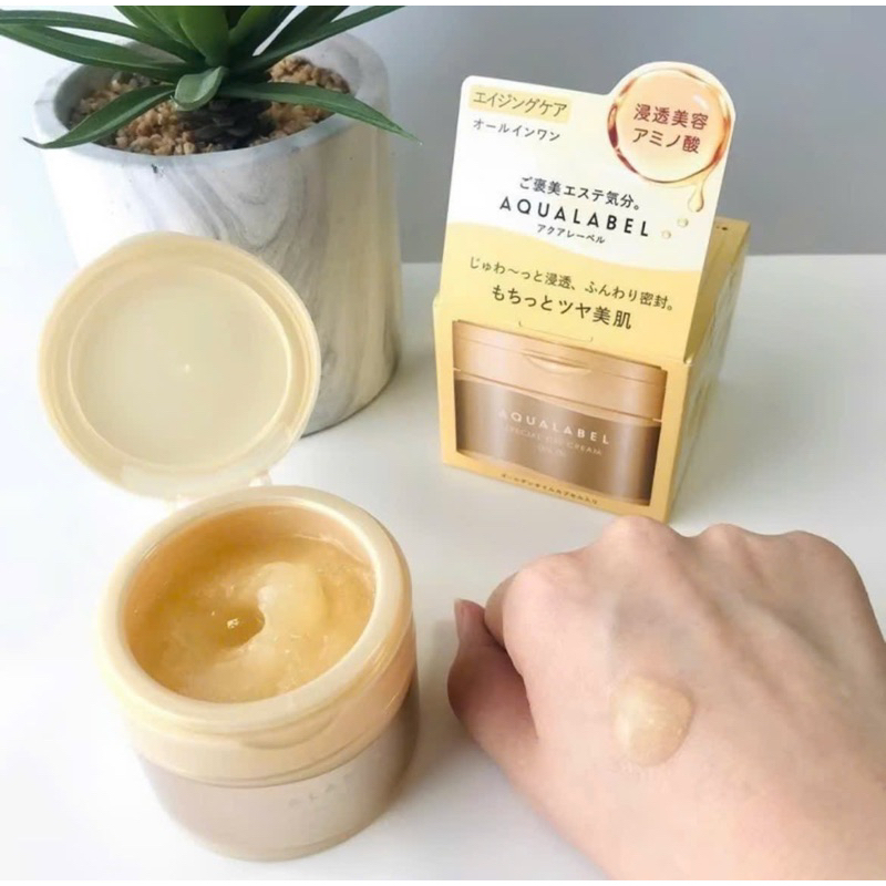 Kem Dưỡng Da 5in1 Aqualabel Special Gel Cream 90gr Nhật Bản hỗ trợ làm sáng da dưỡng ẩm sâu