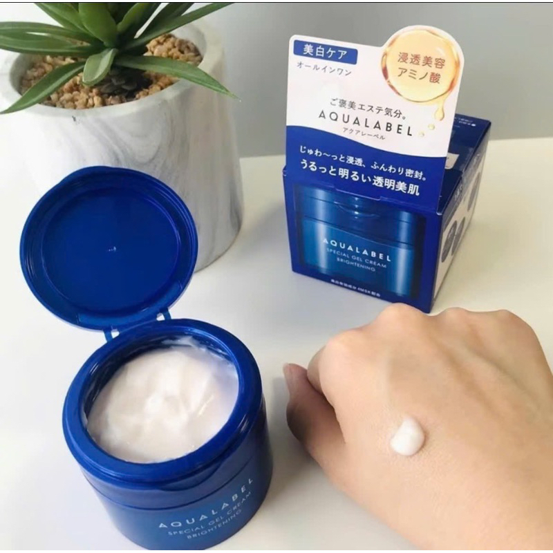 Kem Dưỡng Da 5in1 Aqualabel Special Gel Cream 90gr Nhật Bản hỗ trợ làm sáng da dưỡng ẩm sâu