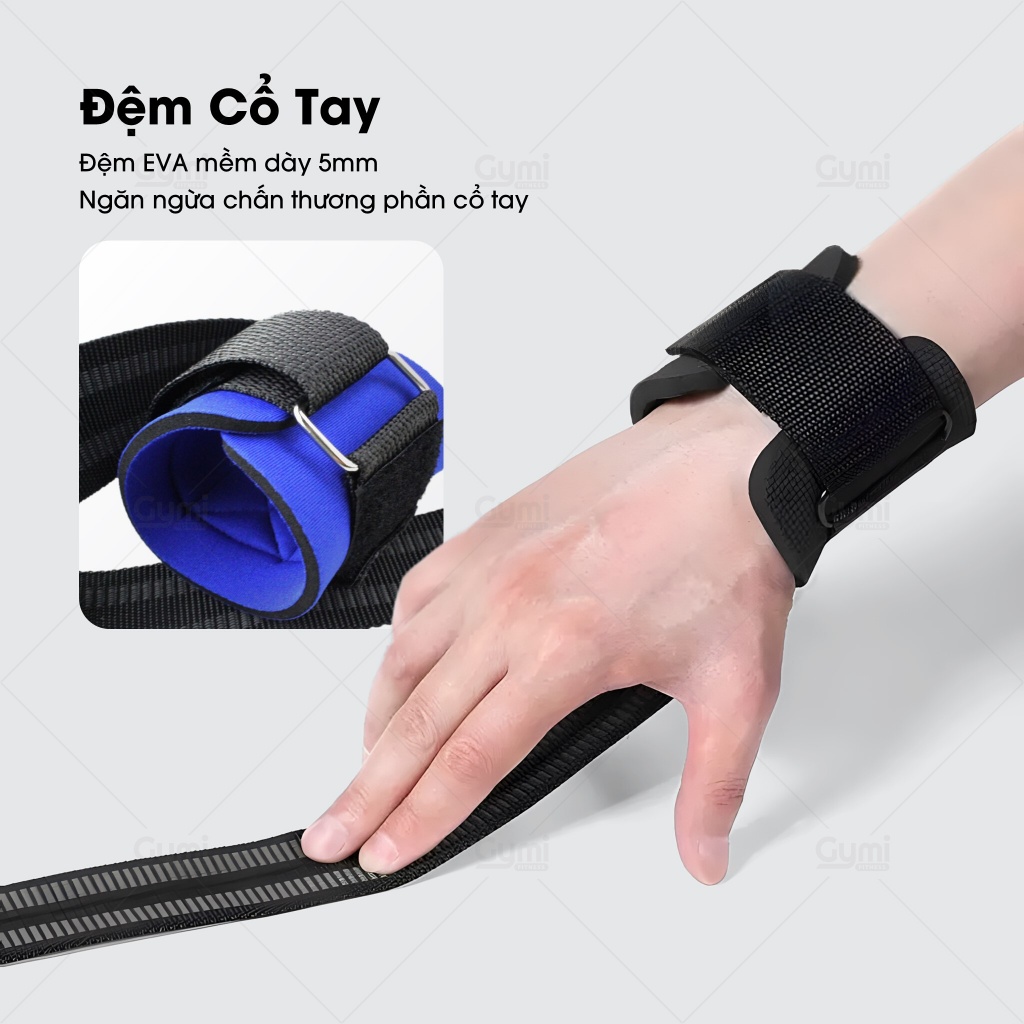 [1 Đôi] Dây Kéo Lưng Aolikes A-7638 - Chống Trượt, Hỗ Trợ Cổ Tay Tập Gym, Deadlift - AL7638