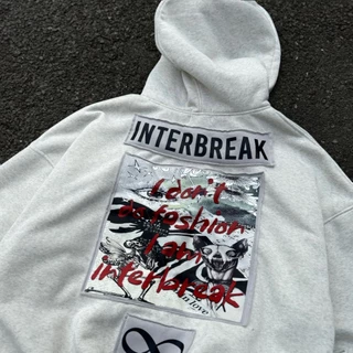 Áo Hoodie Zip INFINITY INTERBREAK Hoạ Tiết Chất Nỉ Bông Trần Cao Cấp Bo Chun Chắc Chắc Siêu Đẹp Mũ Rộng Forrm Unisex