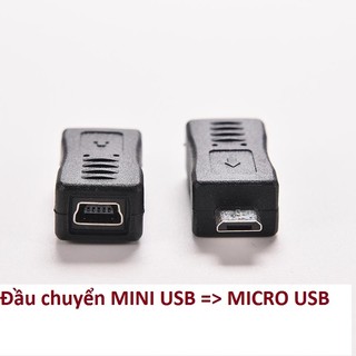 Đầu Chuyển Đổi Mini Usb Sang Cổng Micro Usb Góc Trái 90 độ