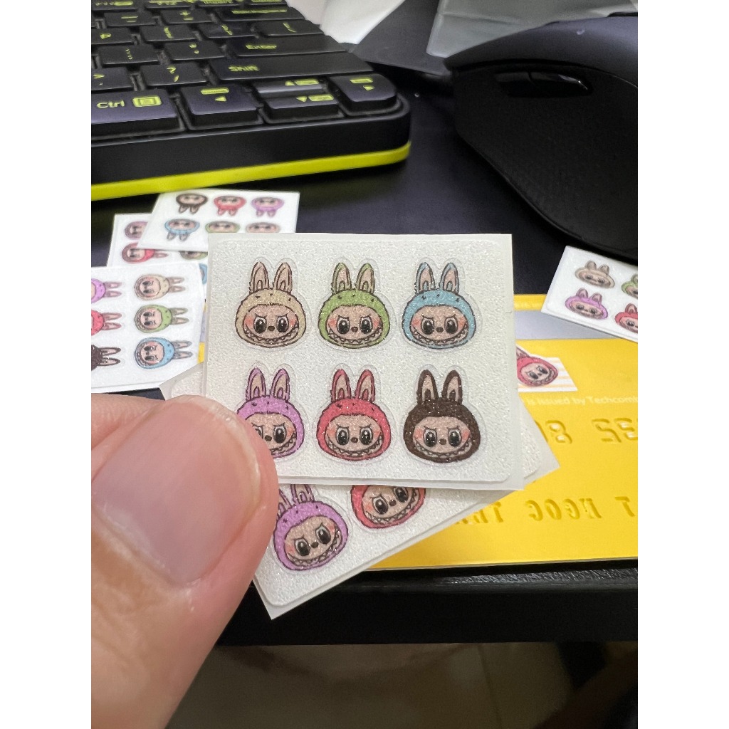 Sticker Che CVV Bảo Mật Thông Tin Thẻ Ngân Hàng Hình Cute/Độc Lạ - NF2