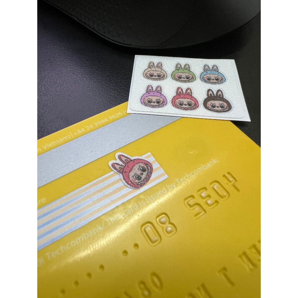Sticker Che CVV Bảo Mật Thông Tin Thẻ Ngân Hàng Hình Cute/Độc Lạ - NF2