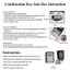 Hộp khóa lockbox treo tường cho homestay( chất liệu kim loại )