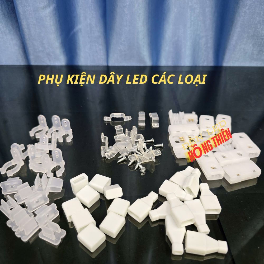 Phụ Kiện Dây Led-Combo 10 Nẹp Cố định kèm vít,Gắn Dây Led 2835 Tiện ...