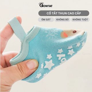 Tất trẻ em chống trượt ngã tập đi GOMTAT, vớ chống trượt trẻ em chất cotton mềm mại - YIQ-C021
