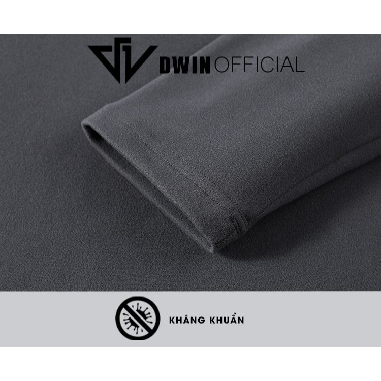 Ảnh Áo giữ nhiệt nam dài tay Dwin chất lông thỏ thun cao cổ co giãn lót nỉ 2 mặt local brand 2.0 3