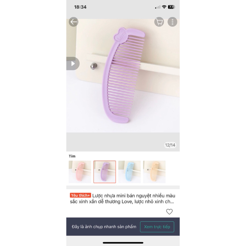 gương mini cầm tay hàn quốc siêu đáng yêu