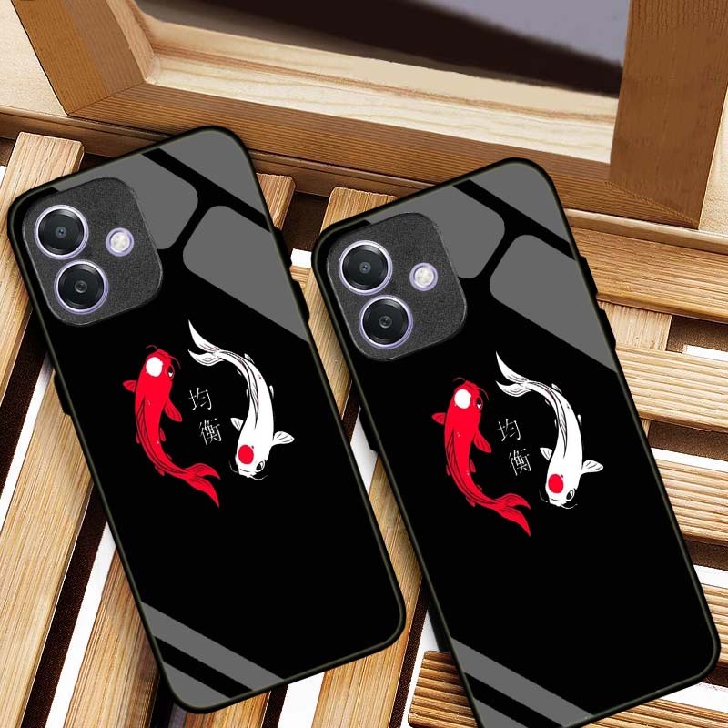 ỐP LƯNG OPPO A3, A3X, A5 PRO HÌNH 555 LƯNG KÍNH CƯỜNG LỰC CAO CẤP