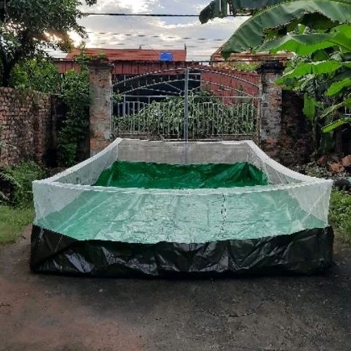 Bể bạt nuôi ốc, ếch, cá, lươn chống bò , chống nhảy - loại 1