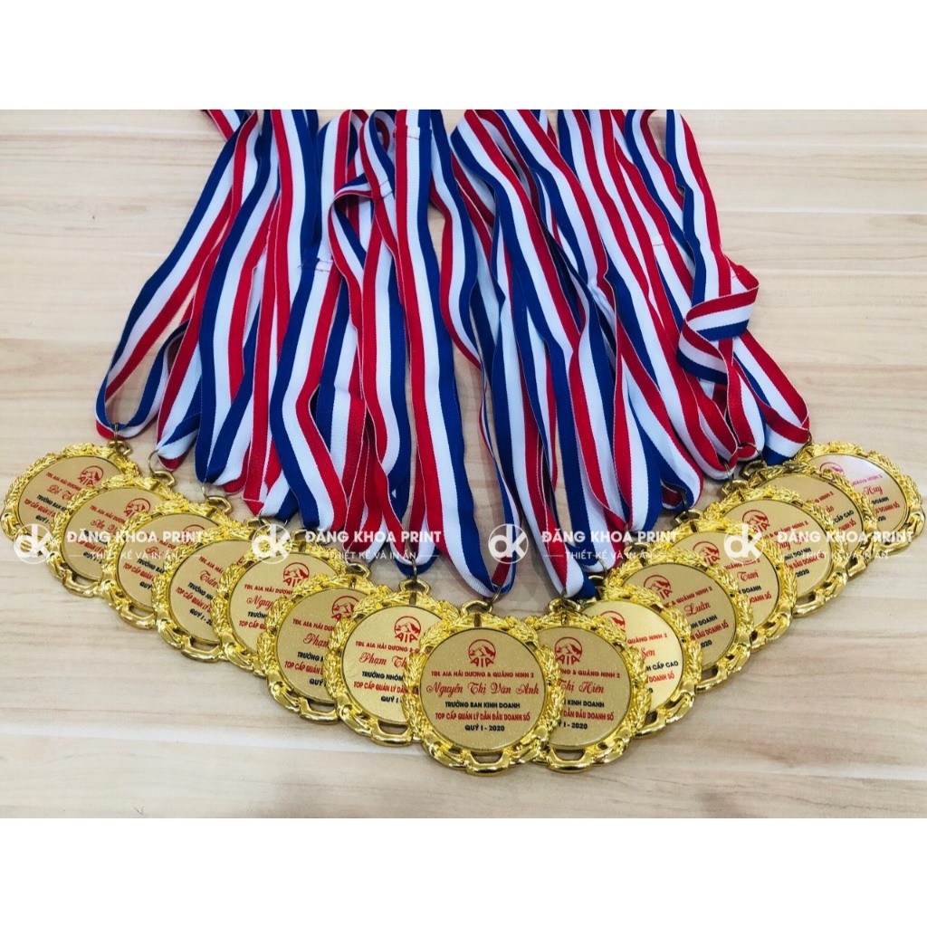 In Huy Chương theo yêu cầu giá rẻ (Huy chương tình yêu / Huy Chương nhân viên / Huy Chương thể thao....)