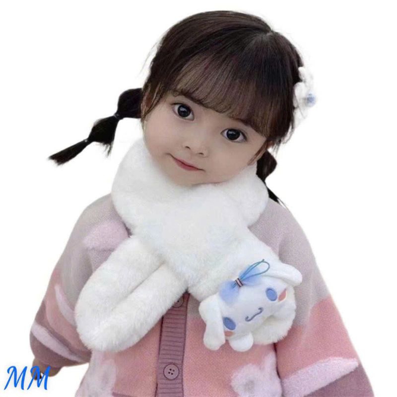 khăn lông thỏ trẻ em gắn họa tiết hoạt hình kurumi.melody.cinamol