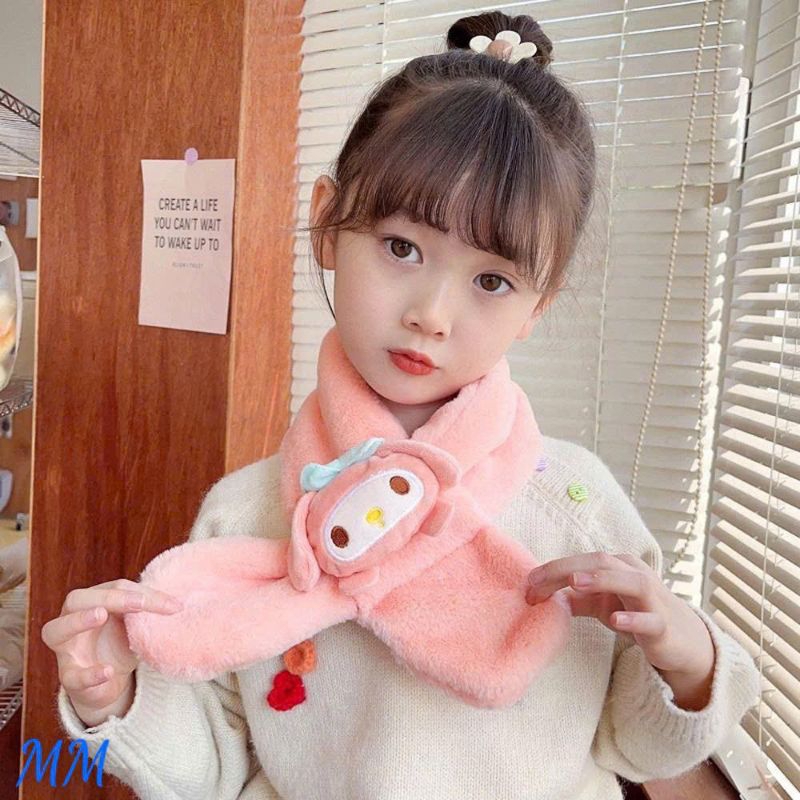 khăn lông thỏ trẻ em gắn họa tiết hoạt hình kurumi.melody.cinamol