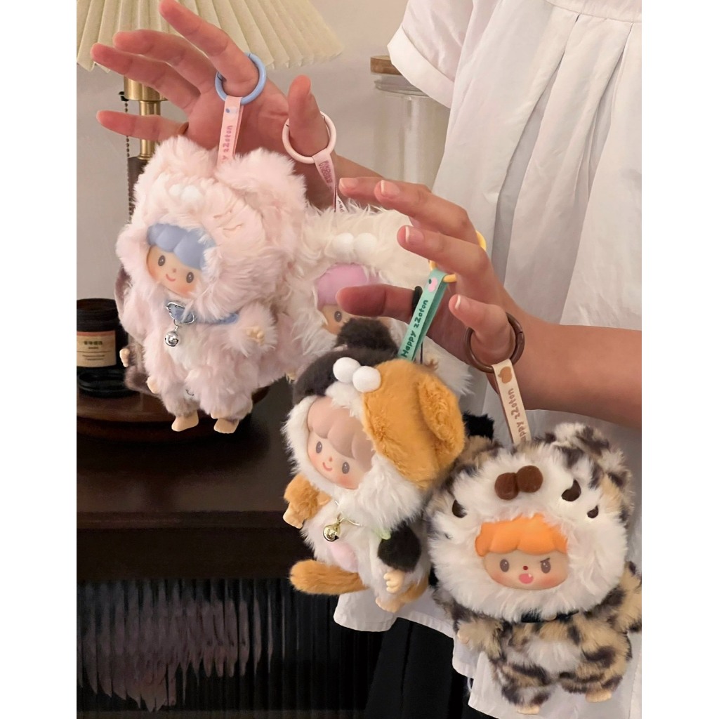 [SẴN- HỎA TỐC HCM] [Blind Box/ hộp mù chính hãng] Móc khoá gấu bông Zzton Bunny Animal- CHÍNH HÃNG