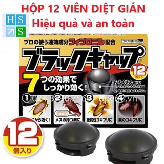 Diệt gián nhật bản🪳🪳🪳, Hộp 12 viên diệt gián tận gốc an toàn, không mùi, hiệu quả, cam kết ( CHÍNH HÃNG )