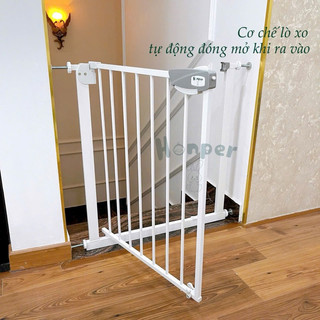 Thanh chắn cầu thang, thanh chắn cửa honper giữ an toàn cho bé.
