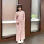 BỘ THU CHẤT TĂM LẠNH DÀI TAY CHO BÉ GÁI QUẦN ỐNG RỘNG IN NƠ M08