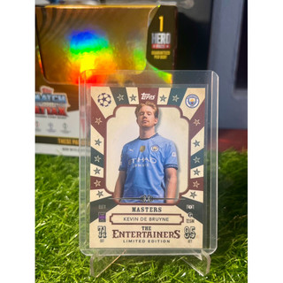 Thẻ bóng đá Kevin De Bruyne Masters Limited Edition Topps Match Attax UCL 2024/25