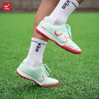 Giày Bóng đá Wika DragonX, chất liệu Da PU cao cấp, lớp Upper mềm, đế bền bỉ, khâu full đế.