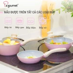 Bộ nồi chảo chống dính Ceramic đáy 6 lớp ăn dặm cho bé La gourmet Baby set - sử dụng được tất cả loại bếp - 417893 — ảnh 6