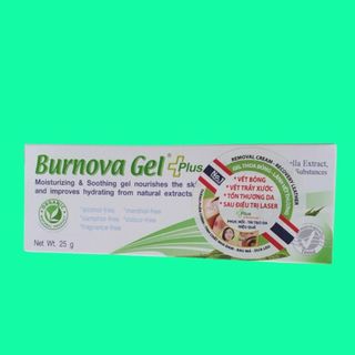 ✅ [Chính Hãng] Gel Burnova Gel Plus thoa bỏng, tái tạo da sau tổn thương | Tuýp 25g