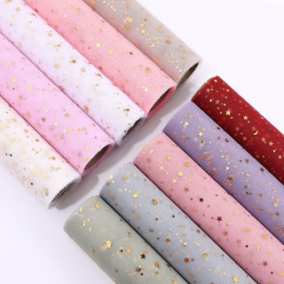 Lưới Voan Sao Trang Trí Bó Hoa, Làm Handmade, Decor Quà Tặng Nhiều Màu