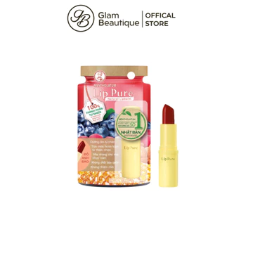 Mentholatum Son Dưỡng Lip Pure Đỏ Anh Đào/Cam Cháy/Hồng Đỏ 3.8G Glam Beautique