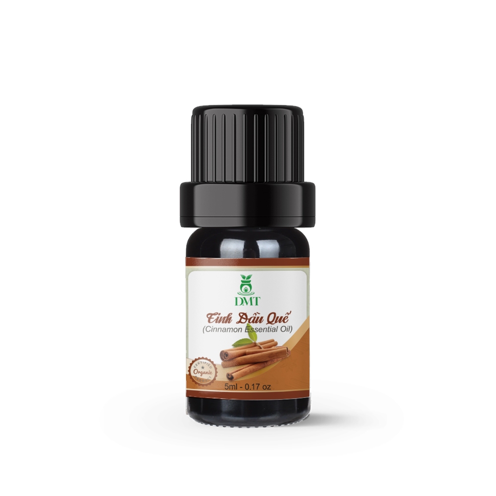 Tinh dầu Quế nguyên chất thiên nhiên DMT, tinh dầu quế xông thơm phòng, treo xe, diệt khuẩn 5ml/10ml