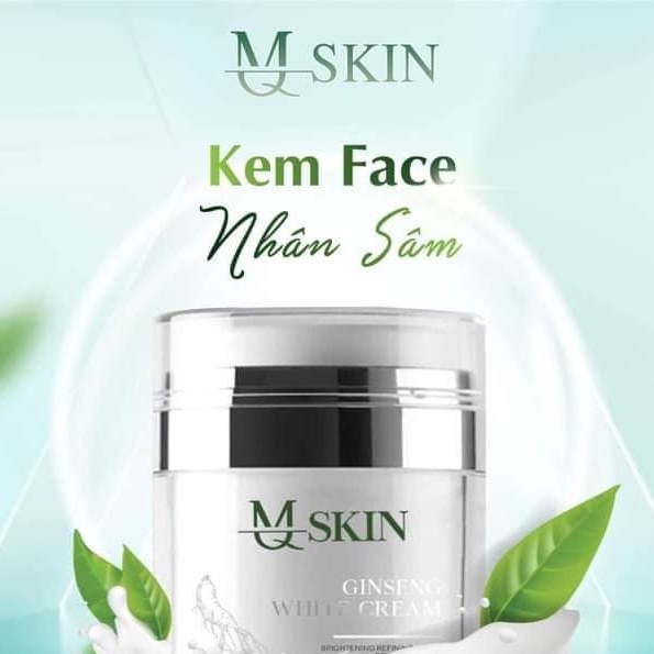 Ảnh Kem Face Nhân Sâm MQ SKIN Dưỡng Trắng, Cấp Ẩm -MQ SKIN Ginseng White Cream 30gr 4