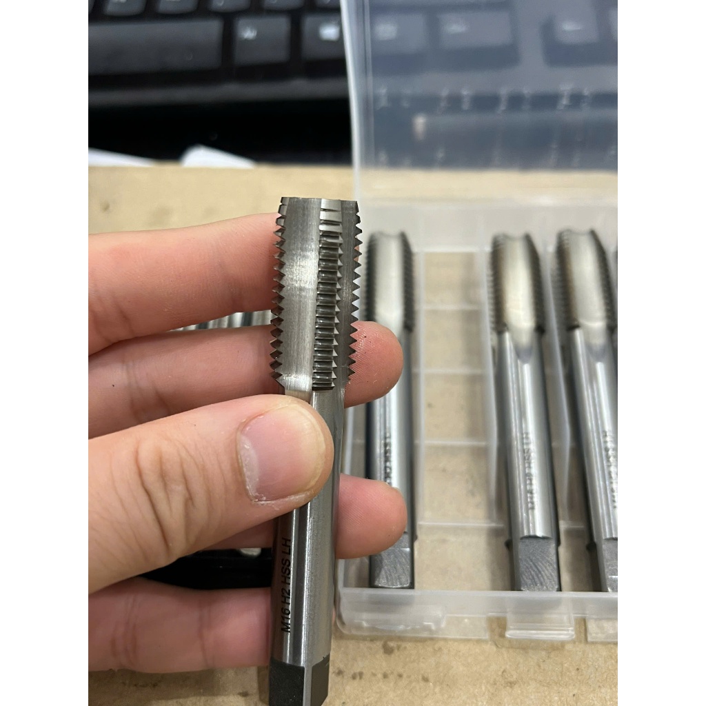 Taro thẳng ren trái (ren ngược) M3-M16 taro sắt thép inox ngon