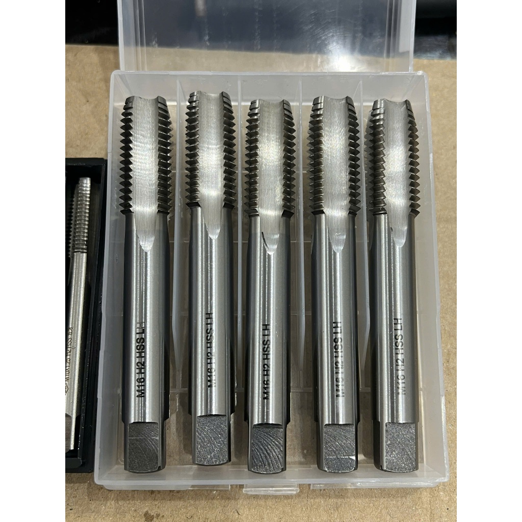 Taro thẳng ren trái (ren ngược) M3-M16 taro sắt thép inox ngon