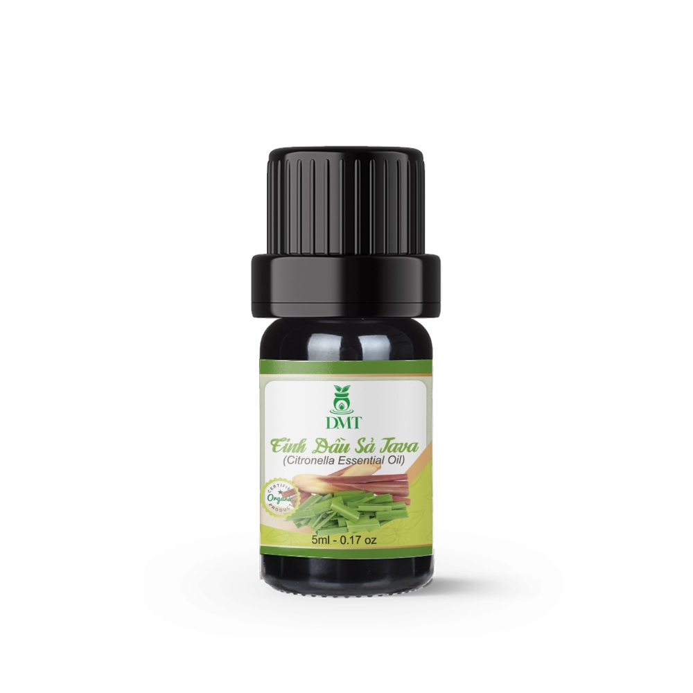 Tinh dầu Sả Java xông thơm phòng, treo xe DMT - tinh dầu sả khử mùi, đuổi muỗi, kháng khuẩn 5ml/10ml