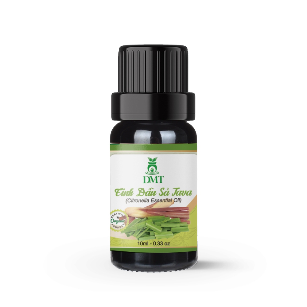 Tinh dầu Sả Java xông thơm phòng, treo xe DMT - tinh dầu sả khử mùi, đuổi muỗi, kháng khuẩn 5ml/10ml