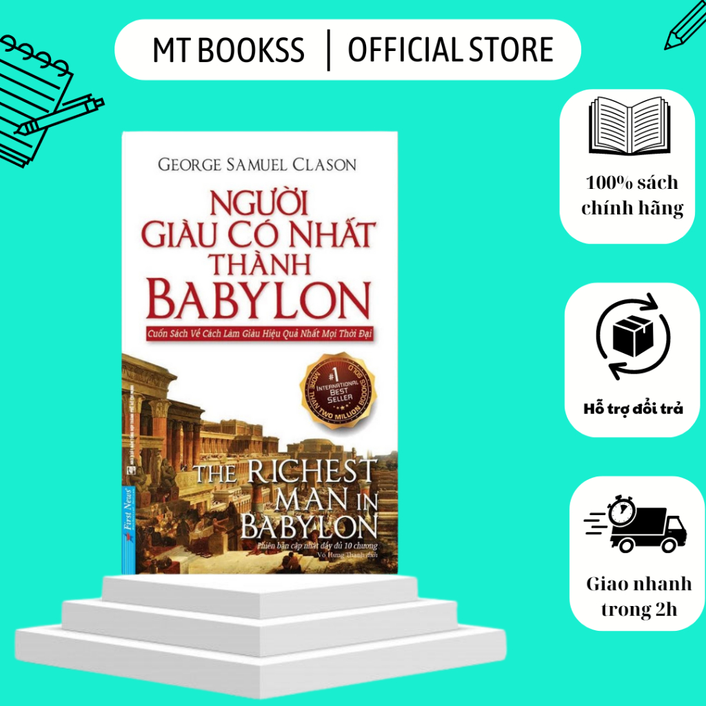 Ảnh Sách Người Giàu Có Nhất Thành Babylon - First News 1