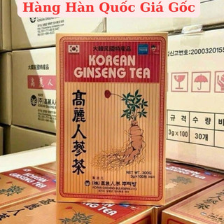 [HÀNG MỚI VỀ] Trà Hồng Sâm Hàn Quốc, Hộp 100 gói