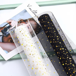 Lưới Voan Sao Trang Trí Bó Hoa, Làm Handmade, Decor Quà Tặng Nhiều Màu
