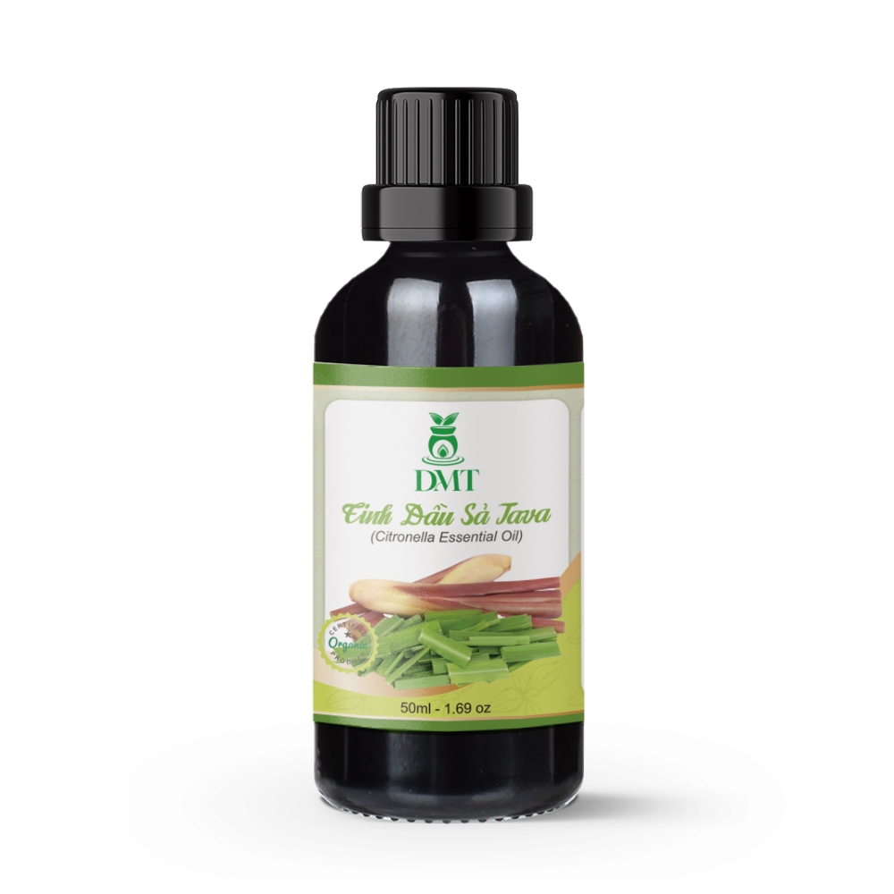 Tinh Dầu Sả Java Thiên Nhiên DMT Nguyên Chất, Thơm Phòng, Khử Mùi Hôi, Cấp Ẩm - 30ml/50ml/100ml