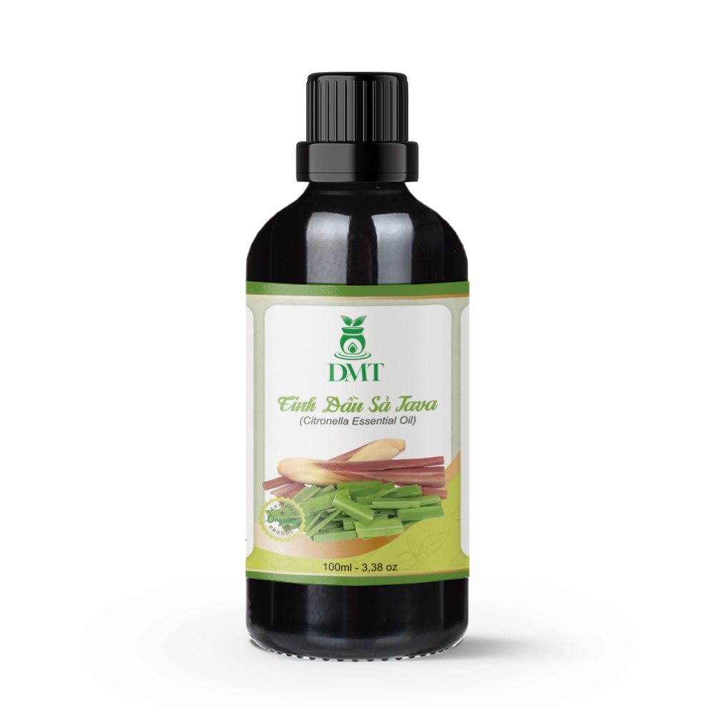 Tinh Dầu Sả Java Thiên Nhiên DMT Nguyên Chất, Thơm Phòng, Khử Mùi Hôi, Cấp Ẩm - 30ml/50ml/100ml