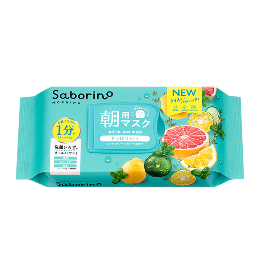 Ảnh Mặt Nạ Dưỡng Ẩm Buổi Sáng Saborino Morning Facial Sheet Mask 1