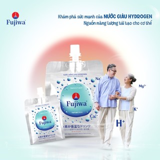 Nước Uống Ion Kiềm Giàu Hydrogen Cao Cấp Fujiwa Dạng Túi Bạc 270ml - Detox cơ thể Chống Oxy hoá mạnh
