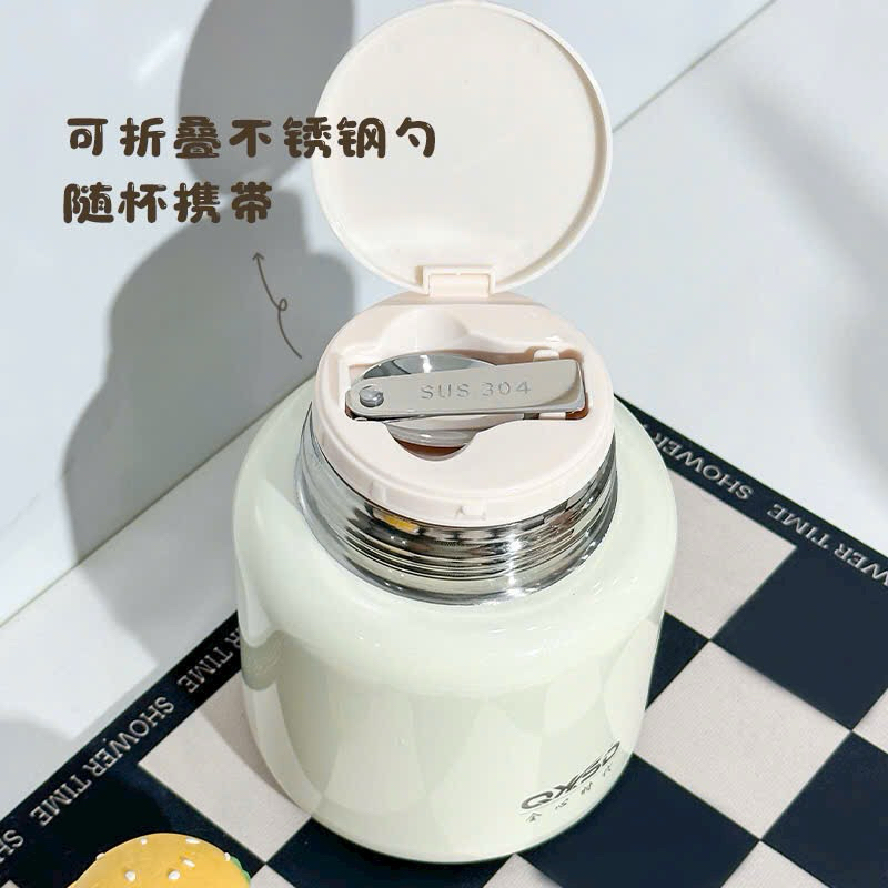 Bình nước giữ nhiệt ,bình ủ cháo cách nhiệt có tay cầm tiện lợi dung tích 900ml/1100ml