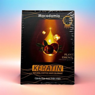 Nhuộm phủ bạc thảo dược không dính da đầu màu Đen Và Nâu macadamia Natural Brown hair