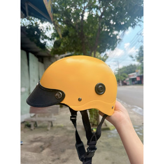 Nón mũ bảo hiểm nữa đầu 1/2 - nhám - có lỗ thông gió - nón nam nữ - nhiều màu lựa chọn