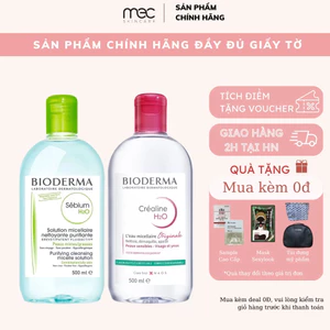 Nước Tẩy Trang Biodermal 500ml Của Pháp Chính Hãng Tẩy Trang Cho Da Dầu Mụn