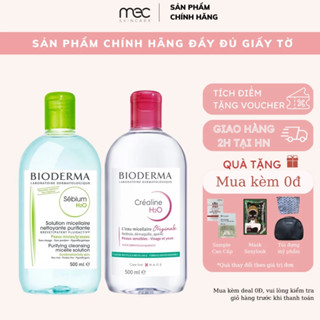 Nước Tẩy Trang Biodermal 500ml Của Pháp Chính Hãng Tẩy Trang Cho Da Dầu Mụn