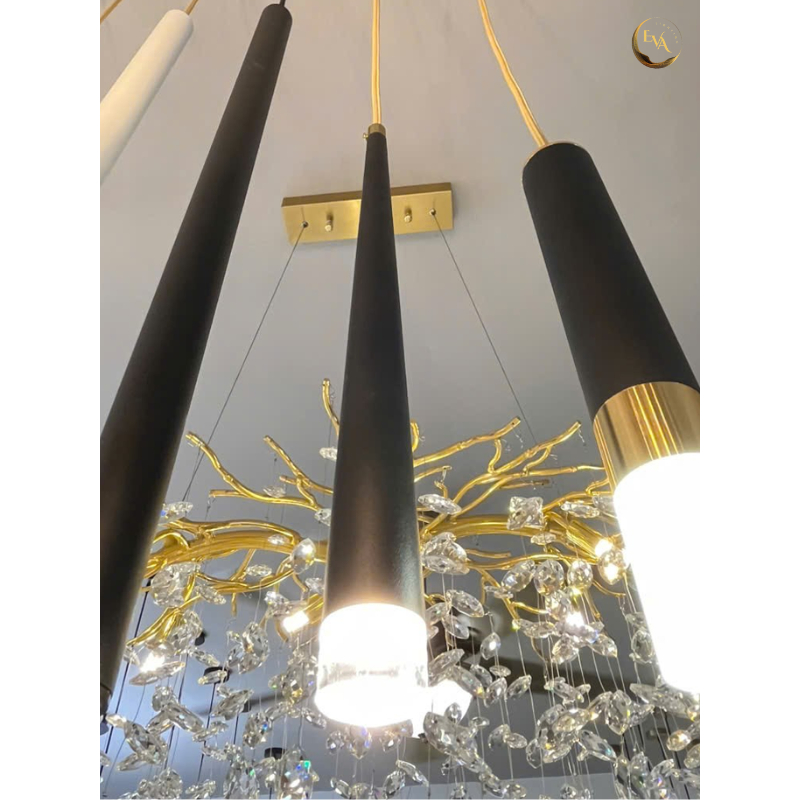 Đèn thả ống EVA APTH1194 hiện đại trang trí phòng khách, phòng ăn, bàn làm việc, quán cafe bảo hành 12 tháng