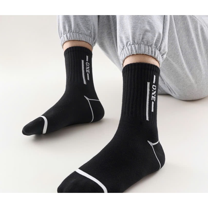 Vớ Tất Unisex chữ EDITON cổ cao phong cách thể thao, năng động.