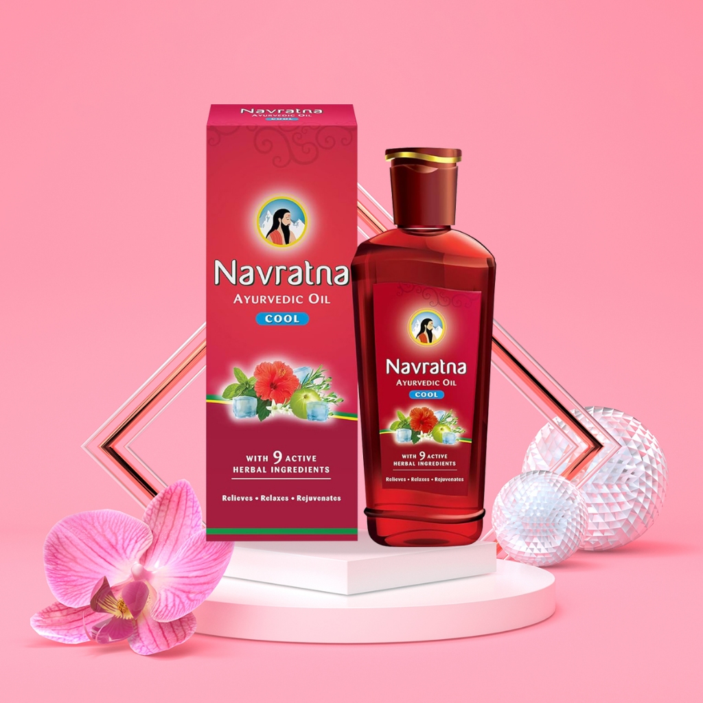 [NAVRATNA] DẦU LÀM MÁT NAVRATNA AYURVEDIC OIL COOL | Shopee Việt Nam